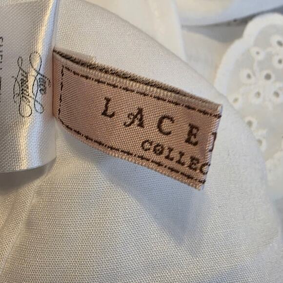 Lacemade Marshmallow Corset Dress White Eyelet Lace Bo Peep Cottagecore, Large - Picture 8 of 14